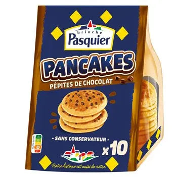 Brioche Pasquier Chocolate Chip Pancakes (x10) 350g