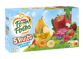 PomPotes 5 Fruit Compote Pouches 12x90g
