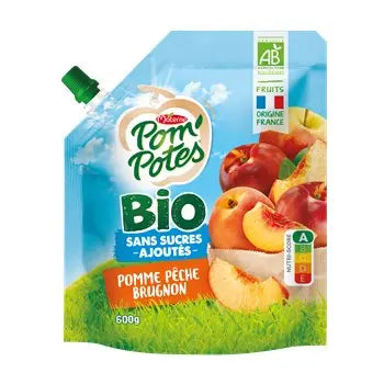 Materne Pom'potes Organic Apple Peach Nectar 600g