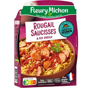 Fleury Michon Rougail Saucisses & Rice Creole 300g