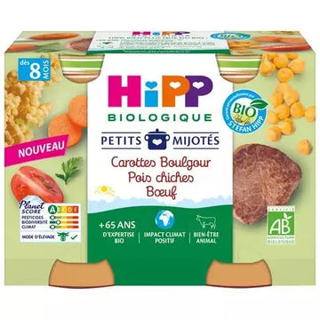 Hipp Organic Stew with Bulgur Chickpeas & Beef 2x190g