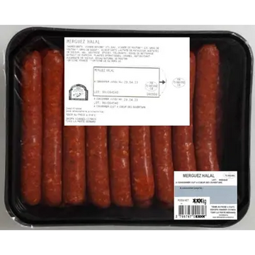 Merguez Real Beef and Mutton 2KG