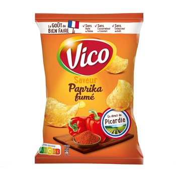 Vico Grill Chips Paprika Flavour 120g
