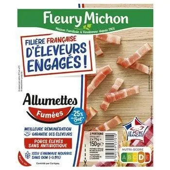 Fleury Michon Smoked Matches Breeders Committed (2x75g)