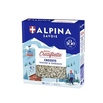 Alpina Savoie Croziflette packaging on a white background