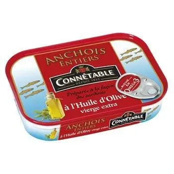 Connetable Whole Anchovies in Olive Oil 100g