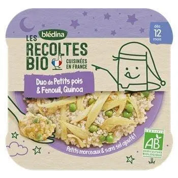 Bledina Les Recoltes Bio Peas & Fennel Quinoa 230g From 12 Months 230g