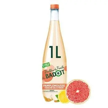 Badoit Fruit Bubbles Grapefruit Lemon 1L