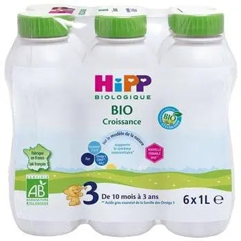 Hipp Organic Growth Milk From 10 Months to 3 Years 6x1L