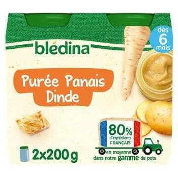 Bledina Puree Parsnip Turkey 2x200g