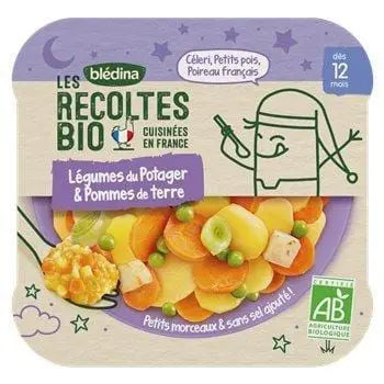 Bledina Recoltes Bio Legumes du Potager Potatoes 12 months 230g