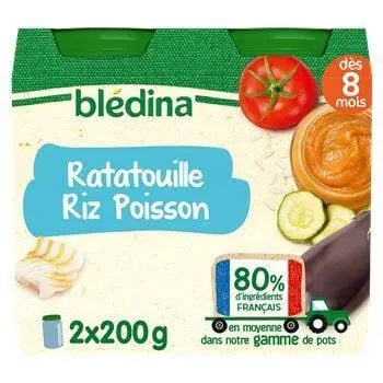 Bledina Ratatouille Rice Fish 2x200g