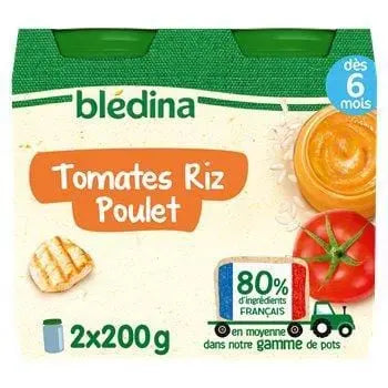 Bledina Tomato Rice Chicken 2x200g