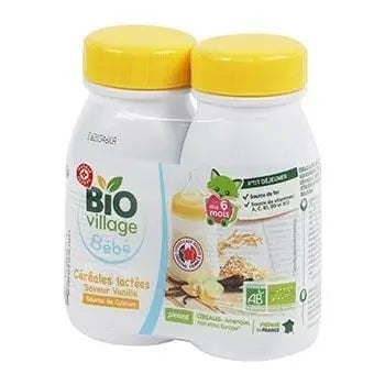 Bio Village Cereal Milk Vanilla Flavour 2x250ml