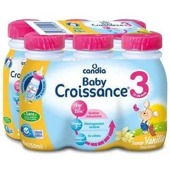 Candia Baby Growth Vanilla 6x25cl
