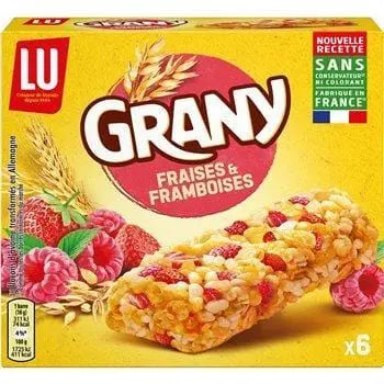 Grany Strawberry Raspberry (x6) 108g
