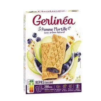 Gerlinea Apple Blueberry Filled Bars 360g