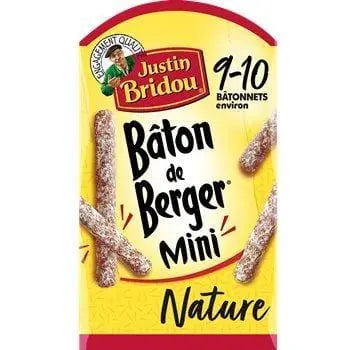 Justin Bridou Baton de Berger Mini Nature 100g