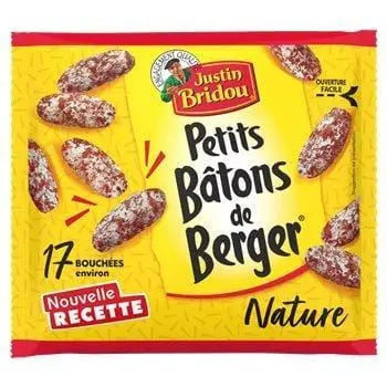 Justin Bridou Baton de Berger Small Nature 100g