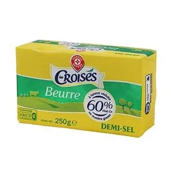 Les Croisés Low fat butter - 60% fat - 250g