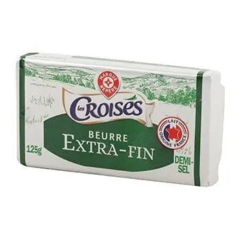 Les Croisés Butter 80% MG Demi-sel Extra Fine - 125g