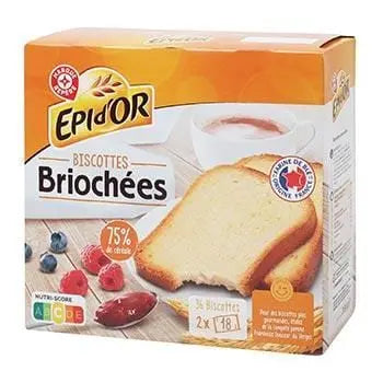 Epi d'Or Biscuits with brioche flavour (x36) 300g