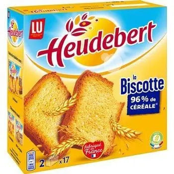 Heudebert Plain rusks (x34) 300g