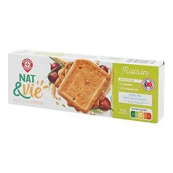 Nat&Vie Raisin Biscuits 200g