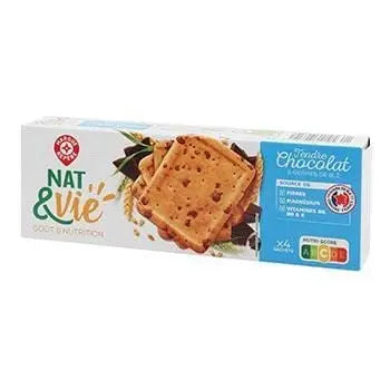 Nat&Vie Milk Chocolate Biscuits Pepites 200g