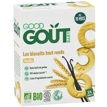 Good Gout Organic Vanilla Biscuit From 10 months 80g