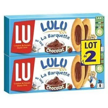 Lu 3 Chocolate Barquettes 2x120g