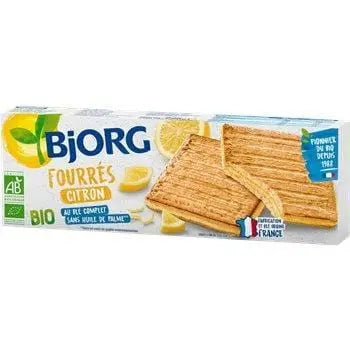 Bjorg Organic Lemon Filled Biscuits 225g
