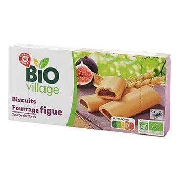 Bio Village Fig Filled Biscuits (x6) 120g