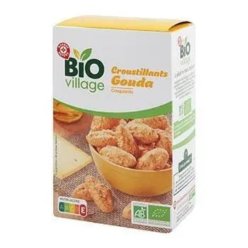 Bio Village Salted Gouda Biscuits 75g