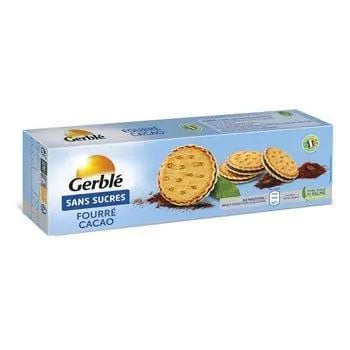 Gerble Sugar Free Cookies with Cocoa Filling 185g
