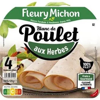 Fleury Michon Chicken Breast Herbs (x4) 120g