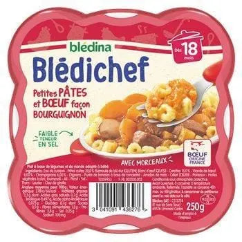 Bledina Bledichef Pasta Beef Bourgignon 250g