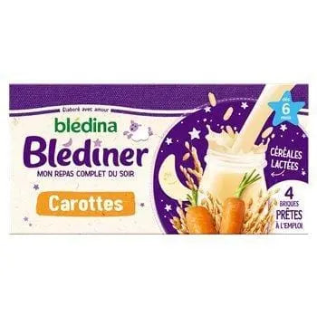 Bledina Blediner Carrots Brick 4x250ml