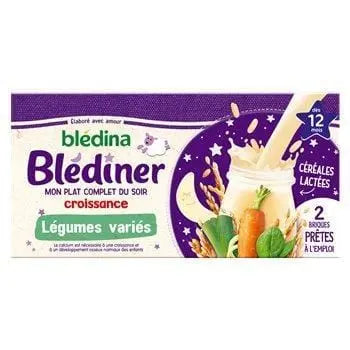 Bledina Blediner Mixed Vegetables 2x250ml