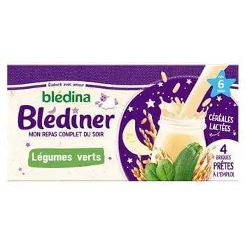 Bledina Blédiner Green Vegetables 4x250ml