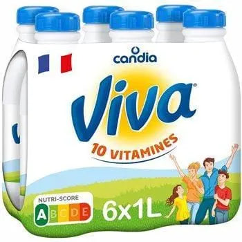 Candia Viva Demi Ecremé 10 Vitamins (Plastic Bottle)