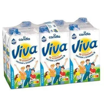 Candia Viva Demi Ecremé 10 Vitamins 6x1L (Brick)