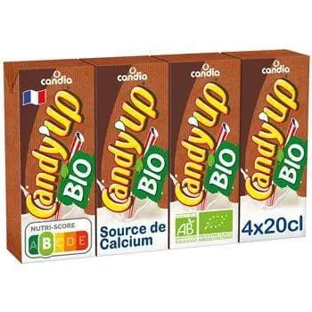 Candy up Organic Chocolate Drink 4x20cl