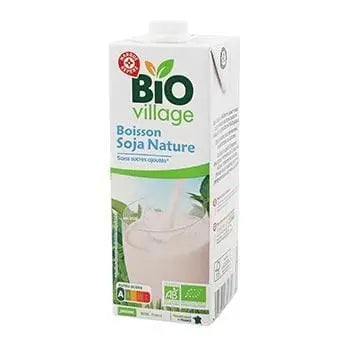 Bio Village UHT Natural Soy Beverage 1L
