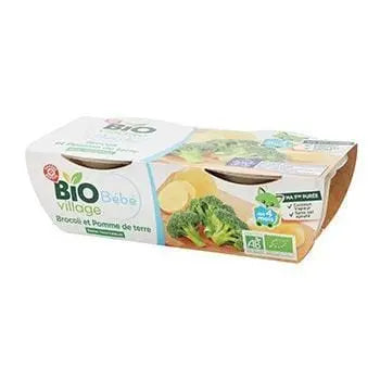 Bio Village Baby Meal Broccoli Potato 4 months 2x120g