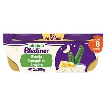 Bledina Risotto Courgettes Gruyere 2x200g