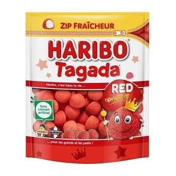 Haribo Strawberry Tagada Doypack Zip 220g
