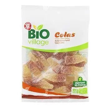 Bio Village Jellybeans Colas Bottles 110g