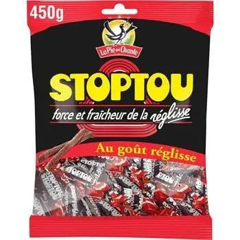 La Pie Qui Chante Stoptou with Liquorice 450g