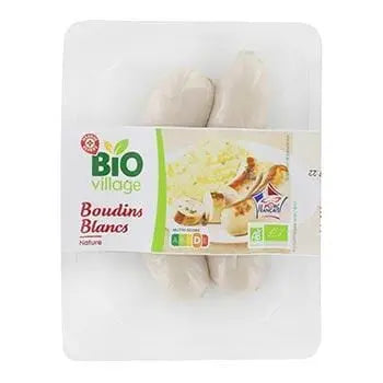 Bio Village White puddings (x2) 220g